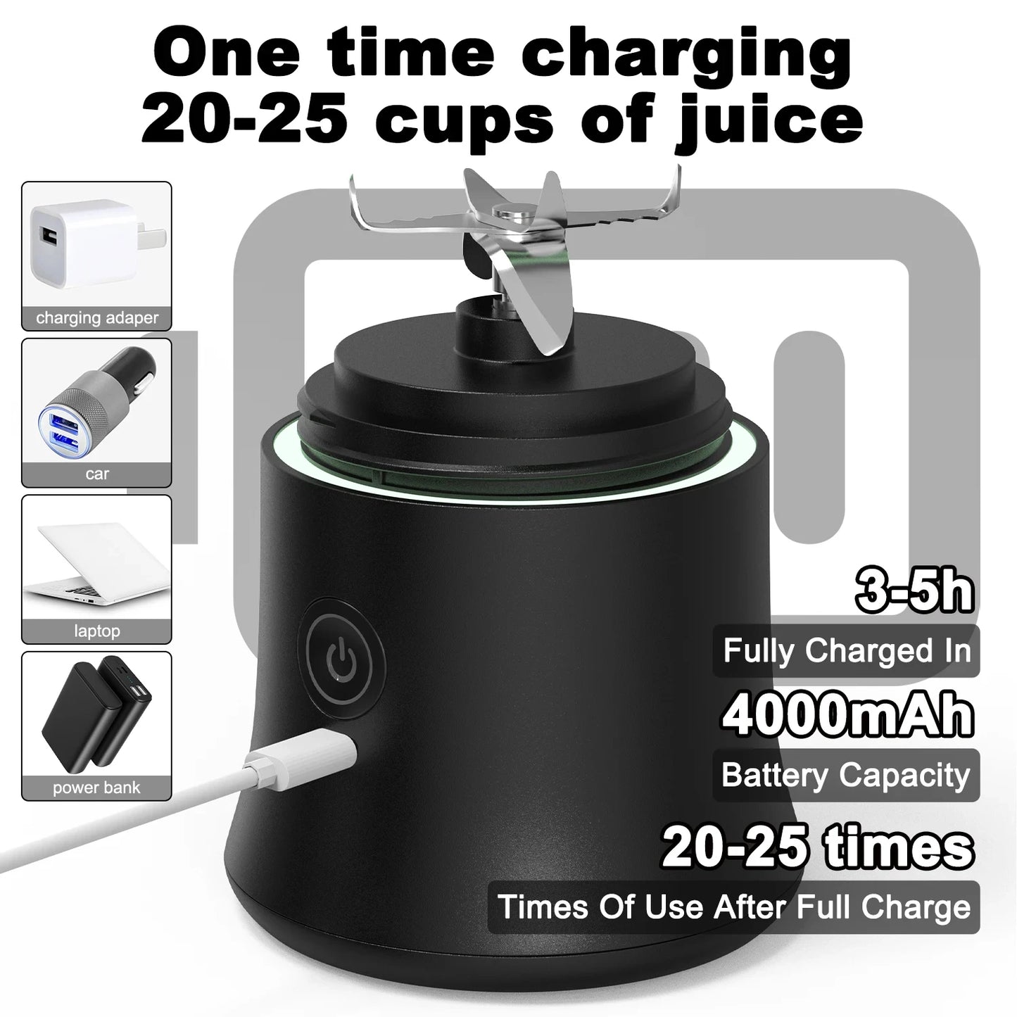 Portable Juicer Cup 600ML