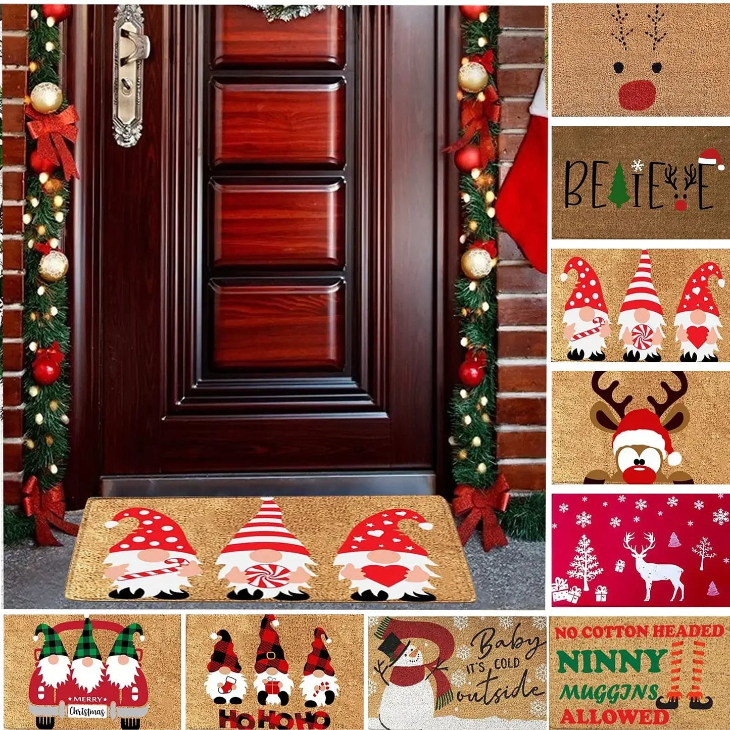 Christmas Decorations Doormat