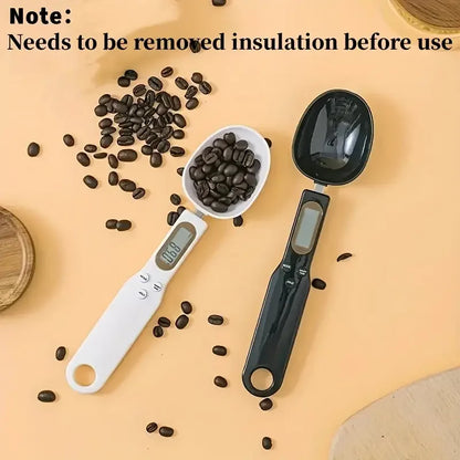 Digital Spoon Measuring Food.